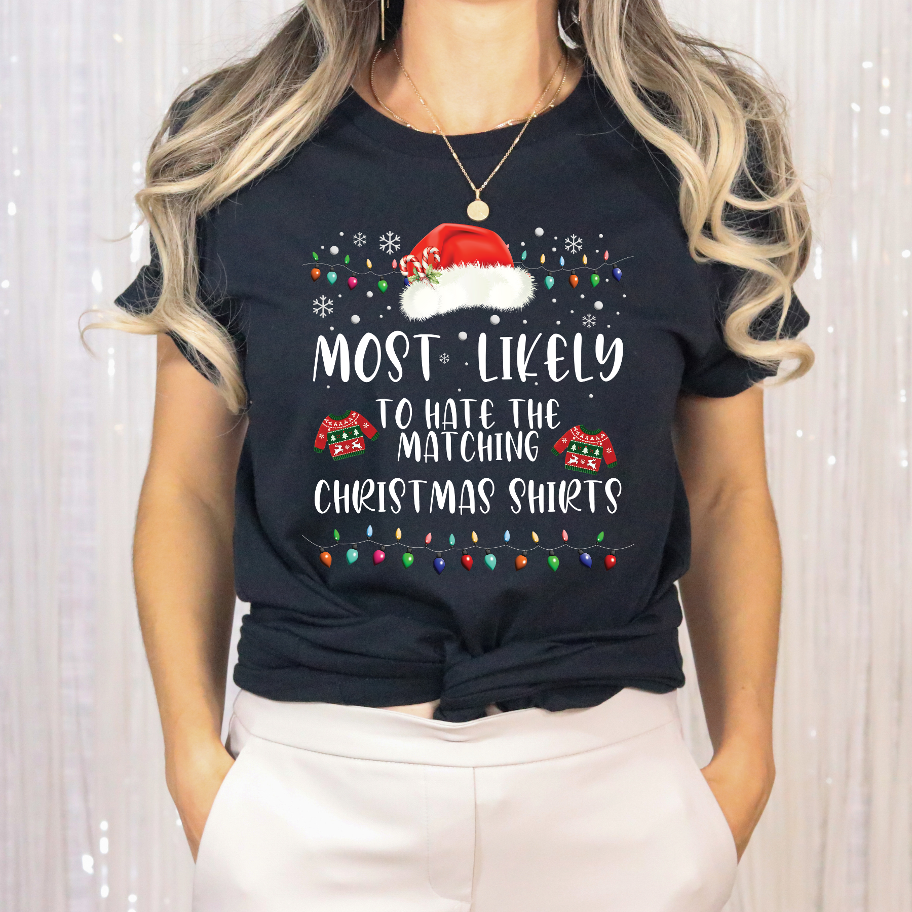Christmas "Most Likely to..." (Adult) - Full Color Transfer