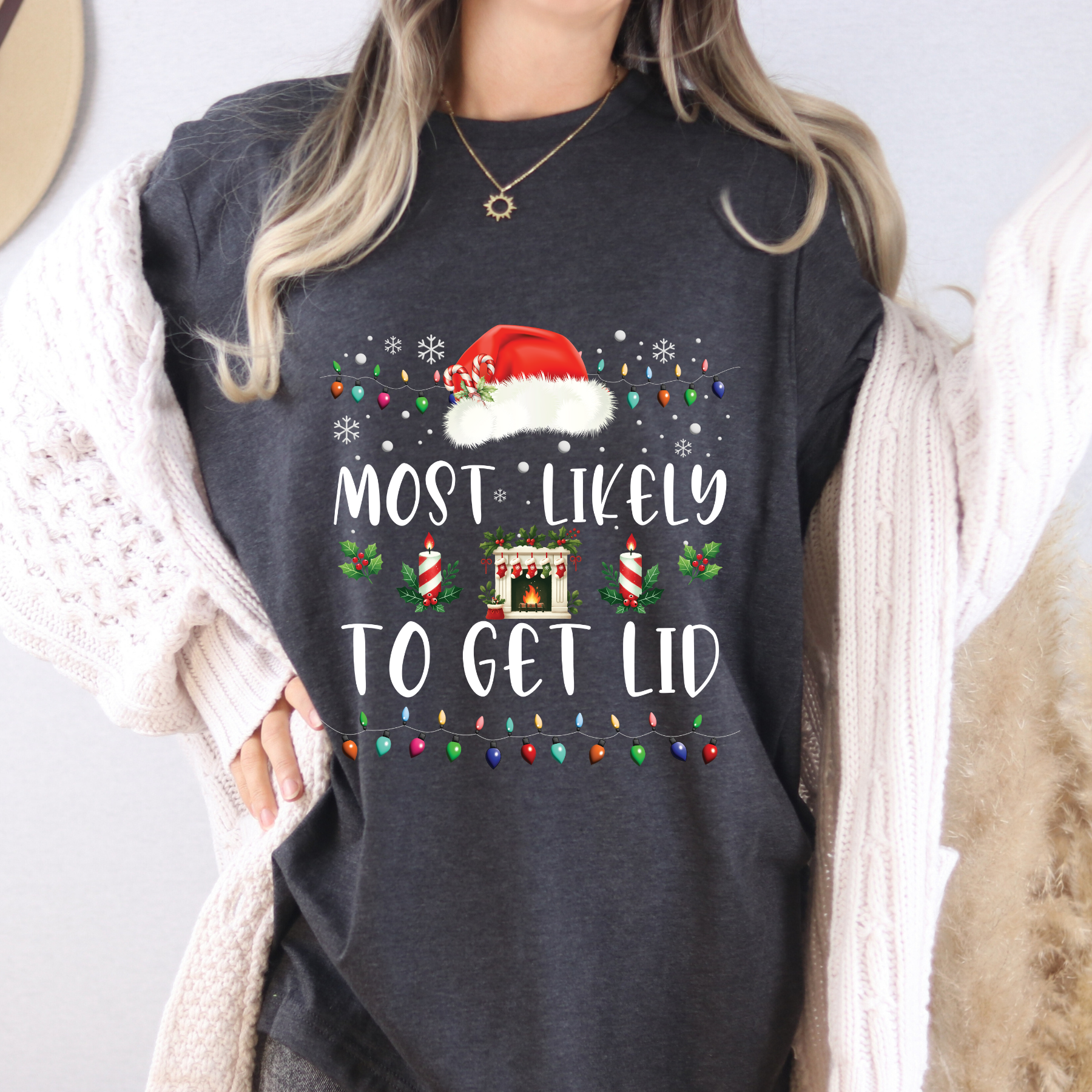 Christmas "Most Likely to..." (Adult) - Full Color Transfer