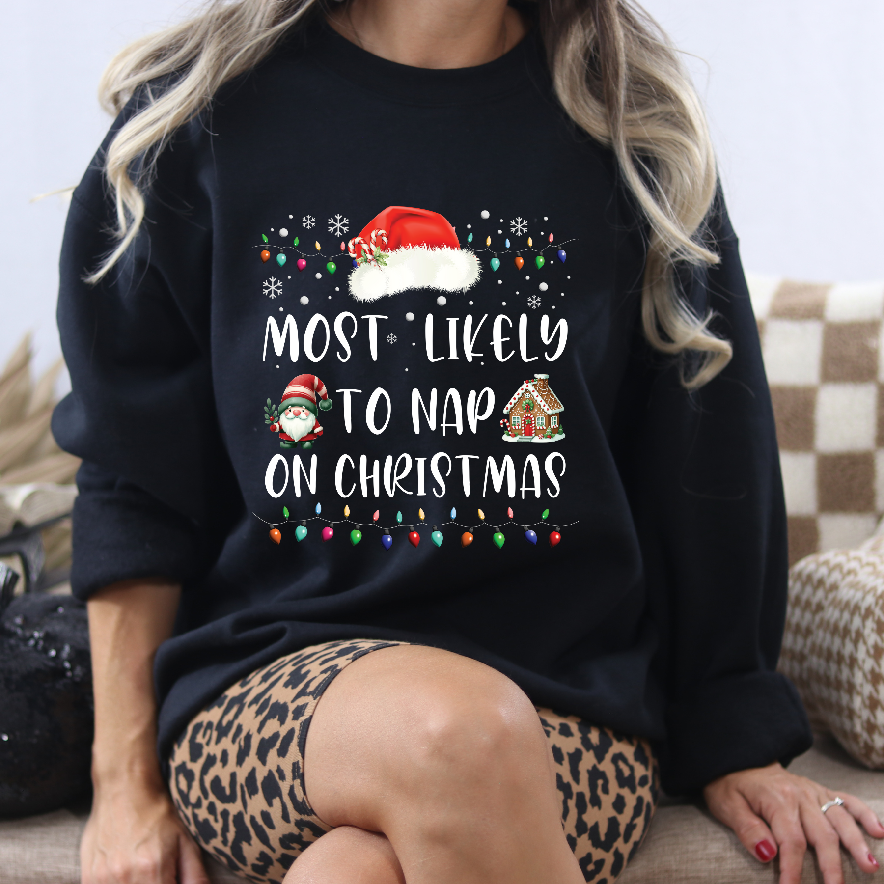 Christmas "Most Likely to..." (Adult) - Full Color Transfer