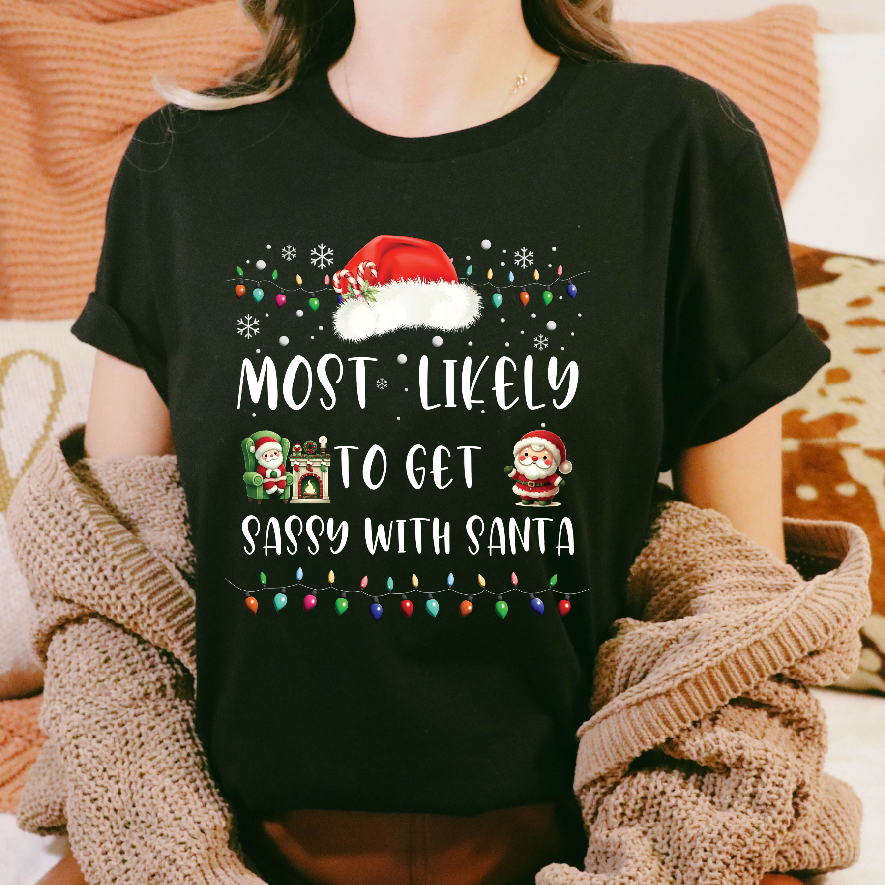 Christmas "Most Likely to..." (Adult) - Full Color Transfer