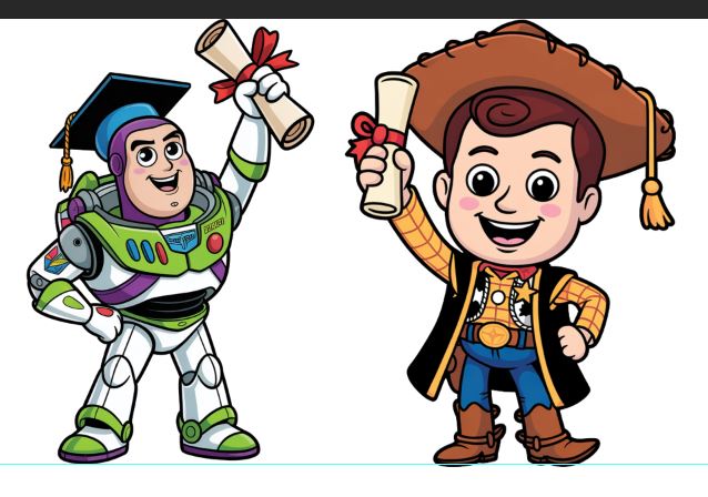 Custom order Patricia Ribeiro Graduation Bands Toy Story
