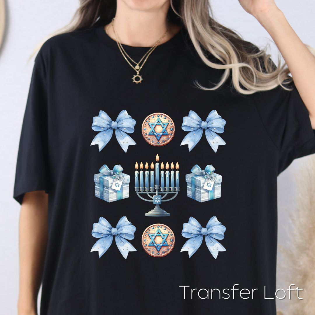 Hanukkah Collage - Full Color Transfer