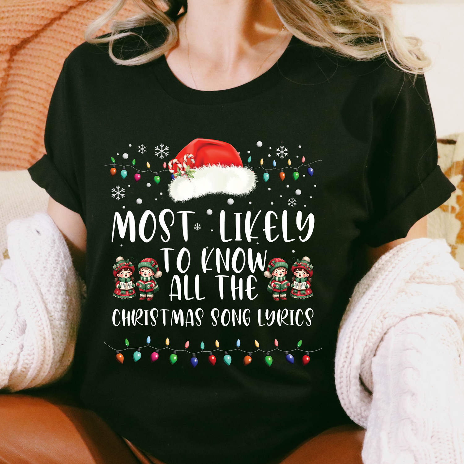 Christmas &quot;Most Likely To...&quot;(Kids-Youth) - Full Color Transfer