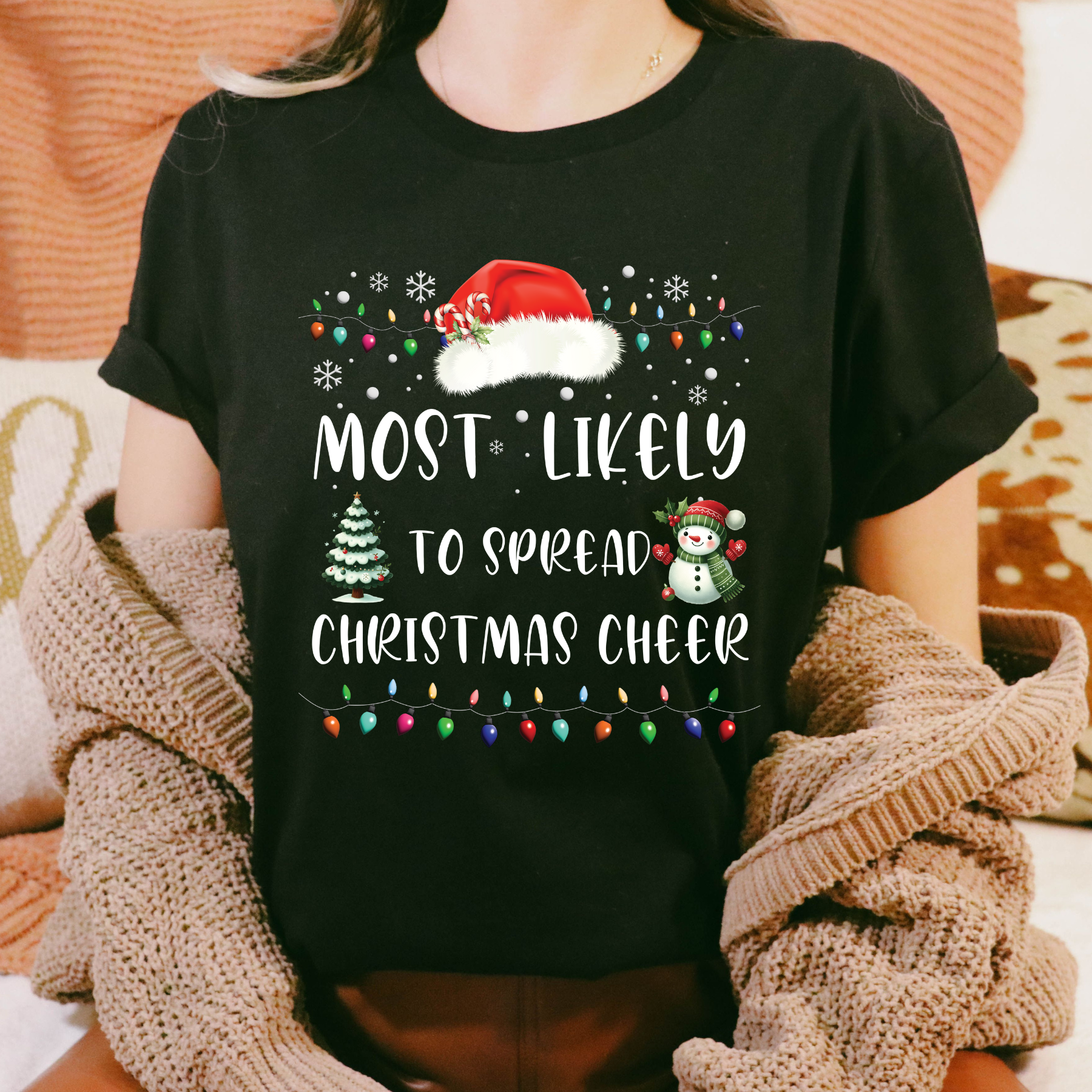 Christmas &quot;Most Likely To...&quot;(Kids-Youth) - Full Color Transfer